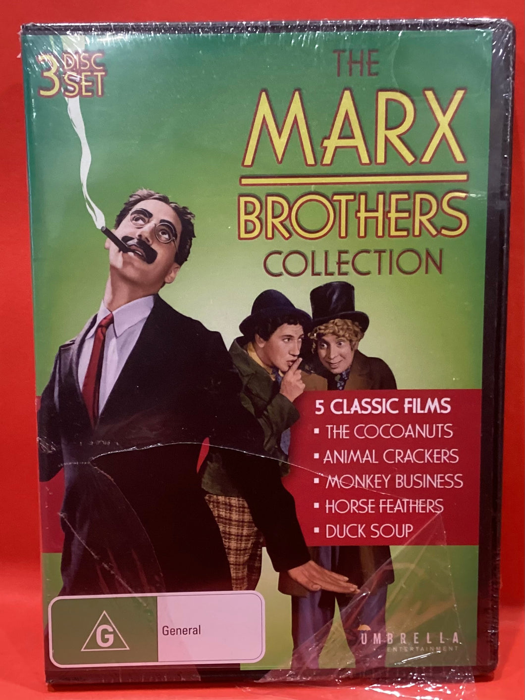 MARX BROTHERS COLLECTION 3 DISC SET - 5 FILMS - DVD (NEW / SEALED)