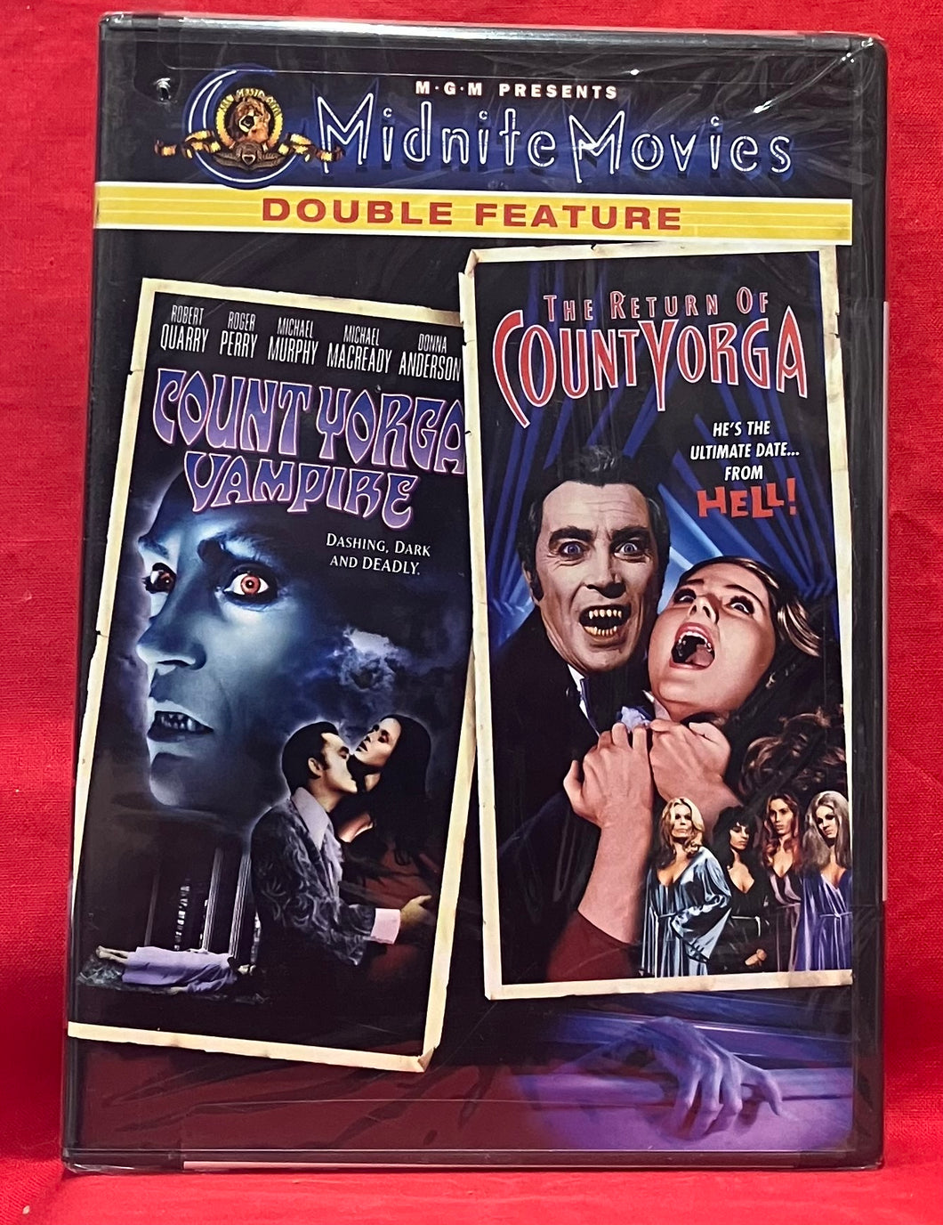 COUNT YORGA VAMPIRE & THE RETURN OF COUNT YORGA - MIDNITE MOVIES - DVD (NEW/ SEALED)