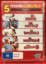 Load image into Gallery viewer, DR DOLITTLE (1998)- MOVIE COLLECTION - 5 FILMS - DVD (NEW/ SEALED)
