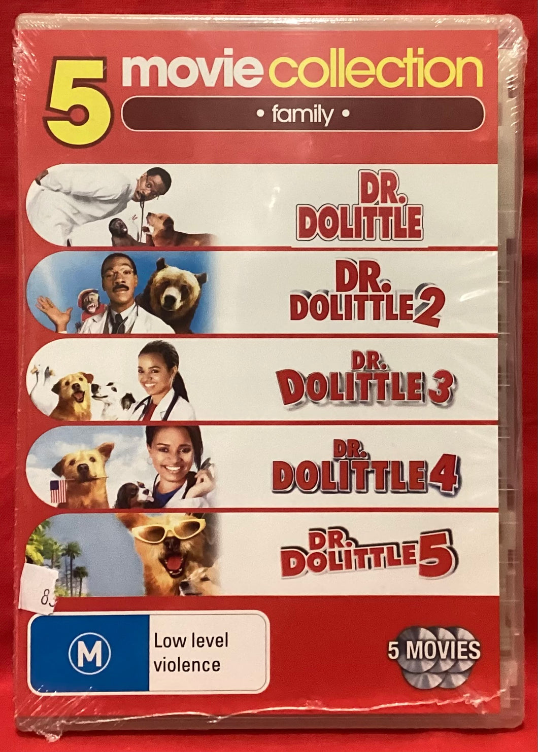DR DOLITTLE (1998)- MOVIE COLLECTION - 5 FILMS - DVD (NEW/ SEALED)