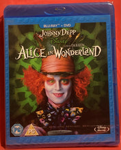 Load image into Gallery viewer, ALICE IN WONDERLAND (BURTON) BLU RAY/ DVD  - COMMEMORATIVE EDITION (NEW/ SEALED)
