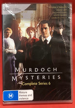 Load image into Gallery viewer, MURDOCH MYSTERIES - COMPLETE SERIES 6 - DVD (NEW/ SEALED)
