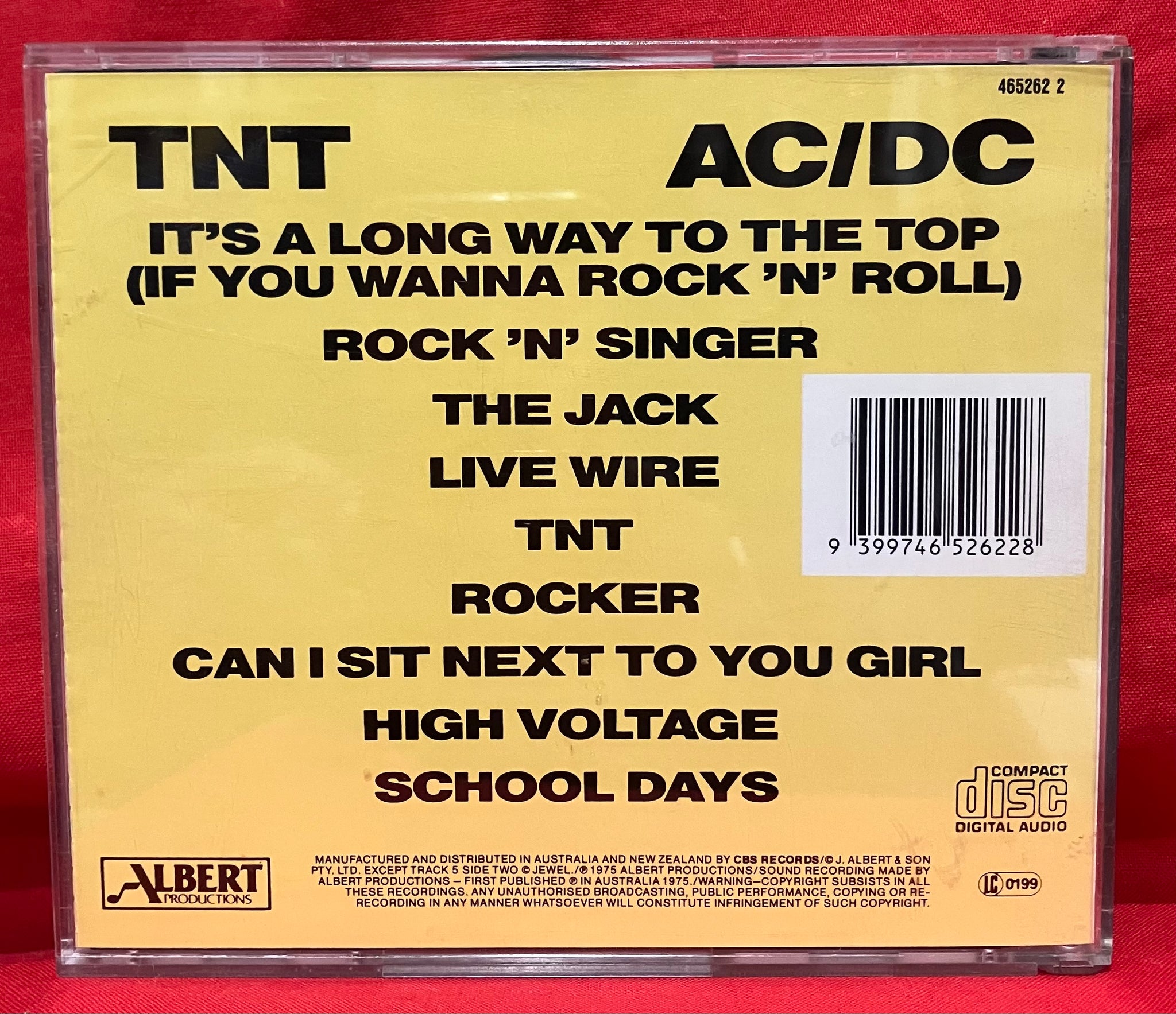 AC/DC - T.N.T. - CD (465262 2 ) - 1989 – Dixon Recycled Records
