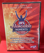 Load image into Gallery viewer, afl memorable moments dvd
