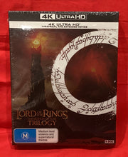 Load image into Gallery viewer, THE LORD OF THE RINGS - MOTION PICTURE TRILOGY - THEATRICAL AND EXTENDED MOVIES  -  4K ULTRA HD   (NEW/ SEALED)
