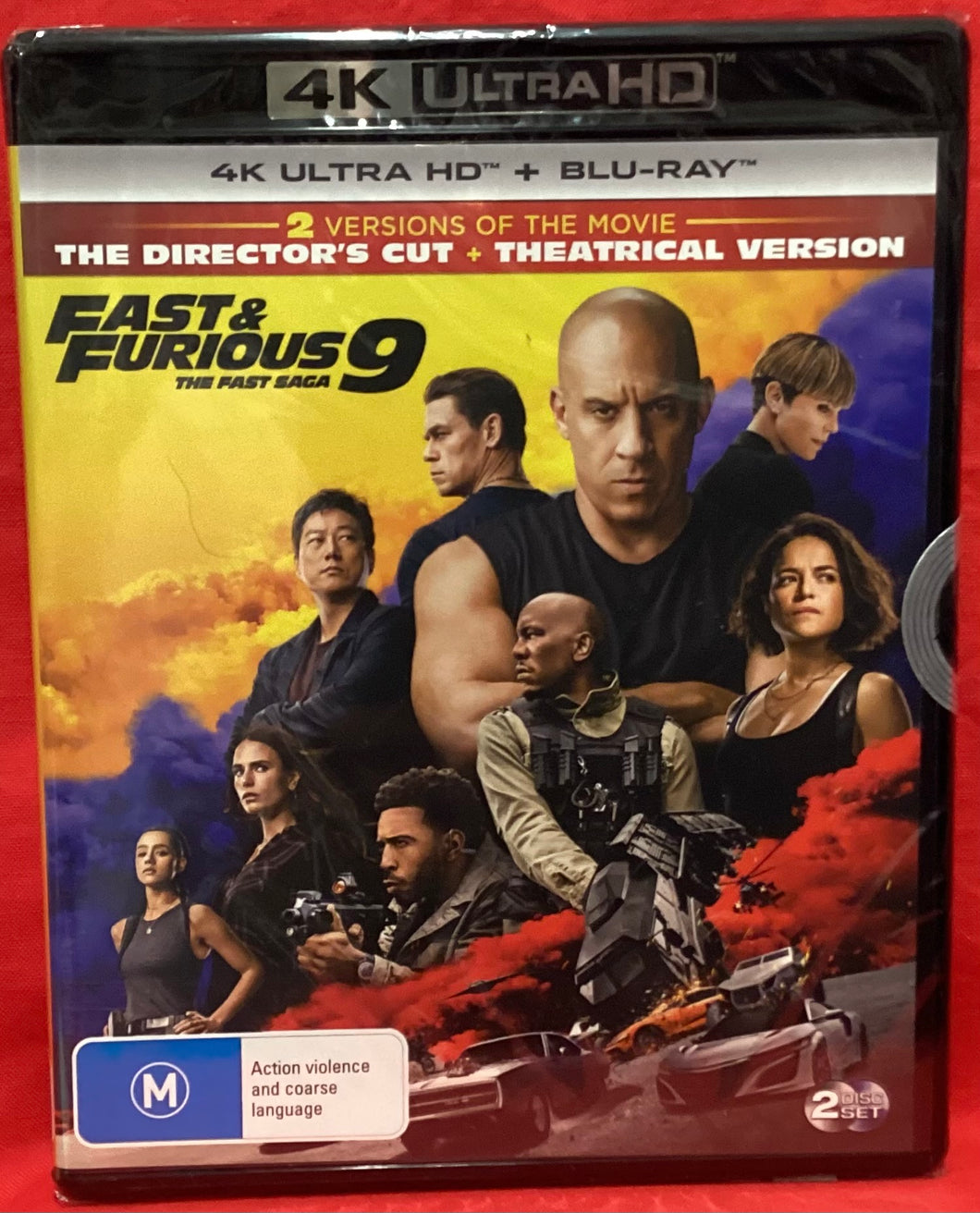 FAST & FURIOUS 9 - THE FAST SAGA - 4K ULTRA HD & BLU RAY (NEW/ SEALED)