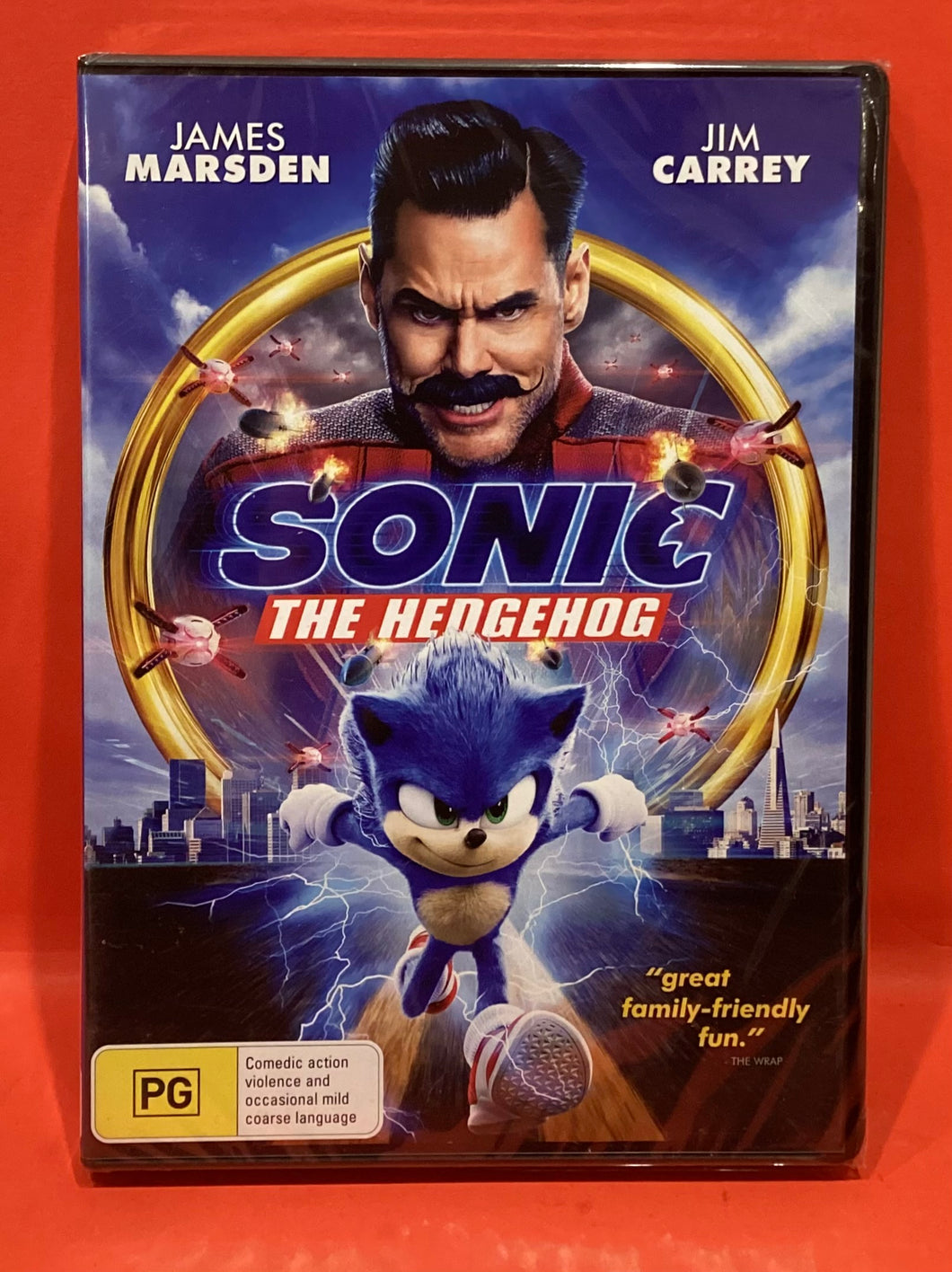 SONIC THE HEDGEHOG  - DVD (NEW/ SEALED)