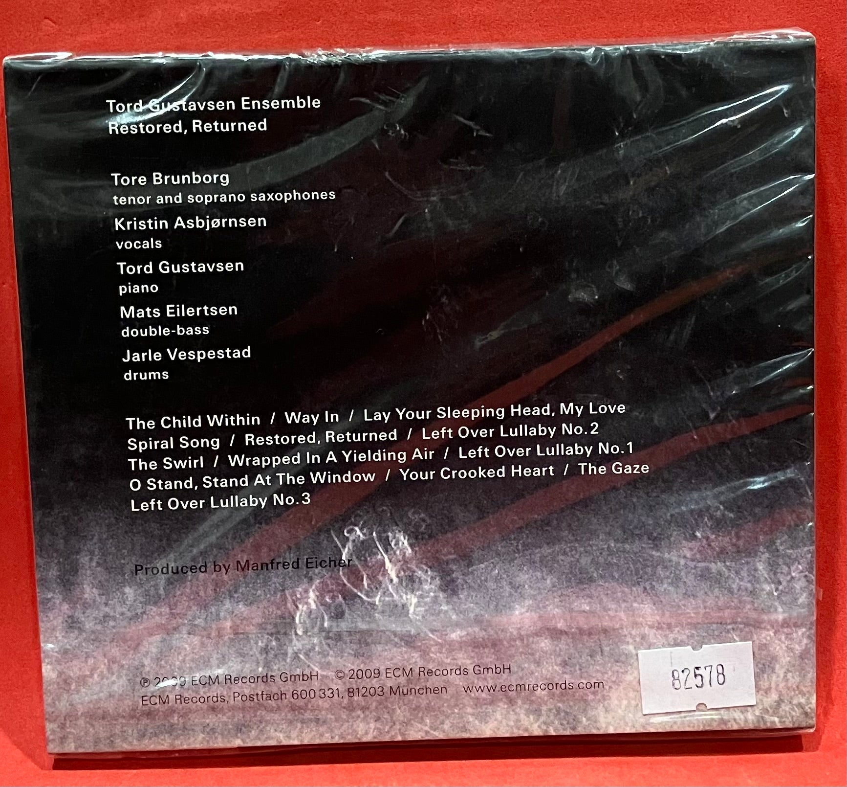 TORD GUSTAVSEN ENSEMBLE - RESTORED, RETURNED CD (NEW/ SEALED 