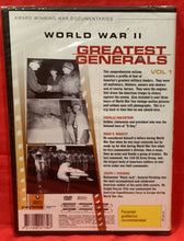 Load image into Gallery viewer, WORLD WAR II - GREATEST GENERALS VOLUME 1  - DVD (NEW/ SEALED)
