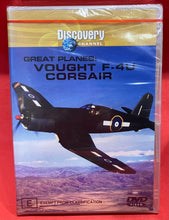 Load image into Gallery viewer, GREAT PLANES: VOUGHT F-4U CORSAIR - DVD (NEW / SEALED)
