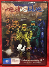 Load image into Gallery viewer, RED VS BLUE - SEASON 5 EPISODES 78-100 - DVD (NEW/SEALED)
