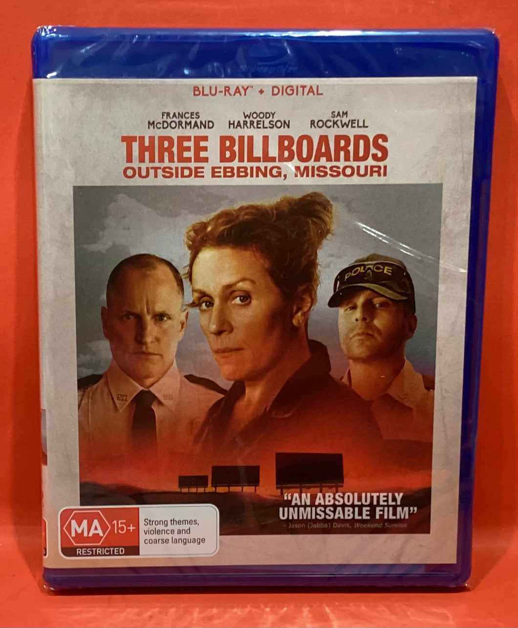 THREE BILLBOARDS OUTSIDE EBBING, MISSOURI - BLU-RAY (SEALED)