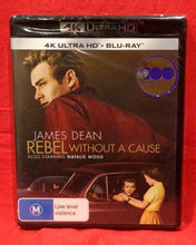 Load image into Gallery viewer, REBEL WITHOUT A CAUSE -  4K ULTRA HD  &amp; BLU-RAY (NEW/ SEALED)
