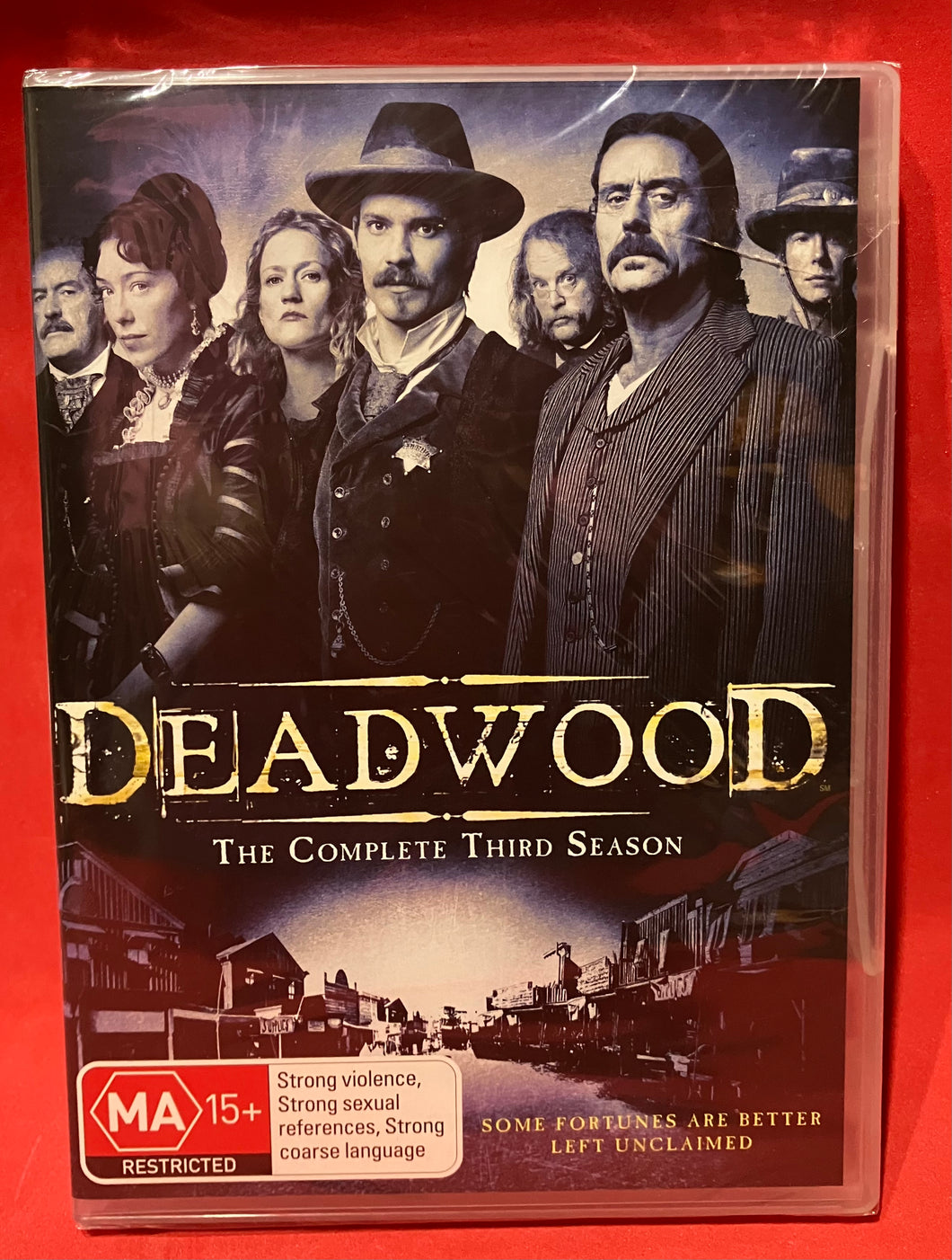 DEADWOOD - COMPLETE THIRD SEASON DVD (SEALED)