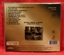Load image into Gallery viewer, BLOOD SWEAT &amp; TEARS - GREATEST HITS - LTD ED SACD (NEW/SEALED)
