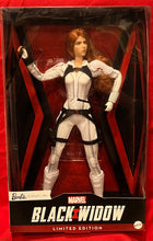 Load image into Gallery viewer, MARVEL - BLACK WIDOW - WHITE SUIT   - BARBIE SIGNATURE - NEW IN BOX
