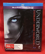 Load image into Gallery viewer, UNDERWORLD - ULTIMATE 5 MOVIE COLLECTION  - BLU-RAY (NEW/ SEALED)
