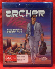 Load image into Gallery viewer, ARCHER VICE  - COMPLETE SEASON 5  - BLU-RAY (NEW/ SEALED)
