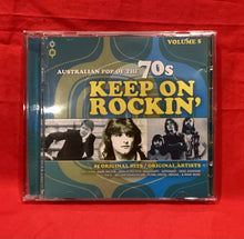 Load image into Gallery viewer, AUSTRALIAN POP OF THE 70'S - KEEP ON ROCKIN'  - VOLUME 5   - 2 CD
