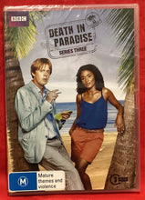 Load image into Gallery viewer, DEATH IN PARADISE  - SERIES THREE - 3 DISCS  - DVD  (NEW / SEALED)
