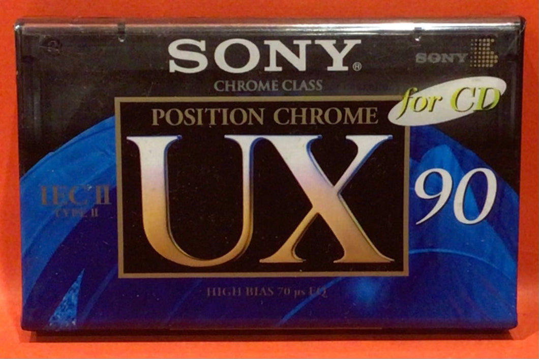 SONY UX  90 - CHROME CLASS -  BLANK CASSETTE (SEALED)
