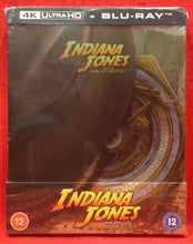 Load image into Gallery viewer, INDIANA JONES AND THE DIAL OF DESTINY  -  4K ULTRA HD &amp; BLU-RAY - STEELBOOK  (NEW/ SEALED)
