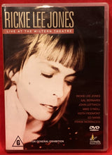 Load image into Gallery viewer, RICKIE LEE JONES - LIVE AT THE WILTERN THEATRE  - DVD
