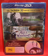Load image into Gallery viewer, tim burton movie collection 3d blu ray
