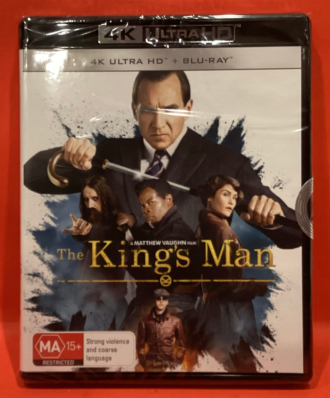 THE KING'S MAN   - 2 DISCS -  4K ULTRA HD  & BLU-RAY (NEW/ SEALED)