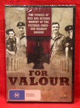 Load image into Gallery viewer, FOR VALOUR - STORIES OF THE VICTORIA CROSS  - DVD (NEW / SEALED)
