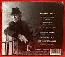 Load image into Gallery viewer, LEONARD COHEN - YOU WANT IT DARKER - CD (NEW/SEALED)
