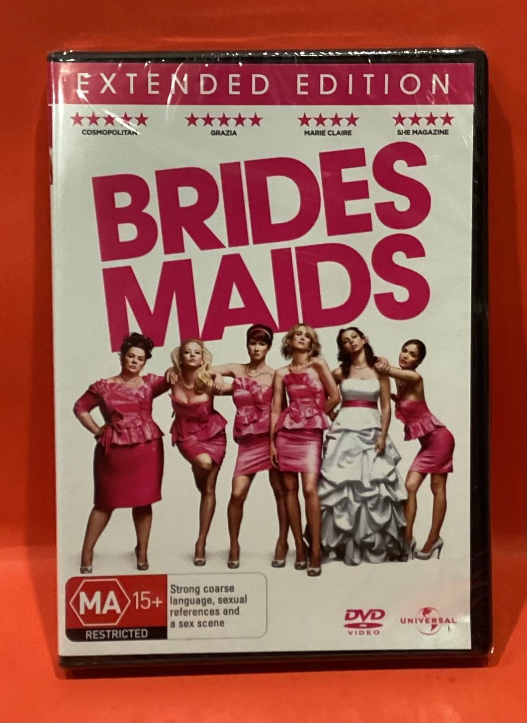BRIDESMAIDS - EXTENDED EDITION  - DVD  (NEW/ SEALED)