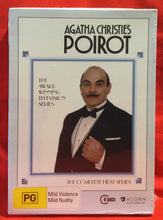 Load image into Gallery viewer, AGATHA CHRISTIE - POIROT - COMPLETE FIRST SERIES - DVD (SEALED)
