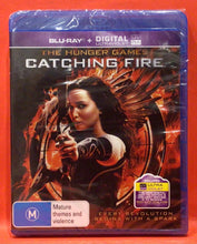 Load image into Gallery viewer, CATCHING FIRE - THE HUNGER GAMES - BLU-RAY (NEW/ SEALED)
