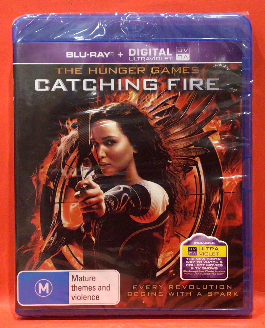 CATCHING FIRE - THE HUNGER GAMES - BLU-RAY (NEW/ SEALED)