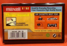 Load image into Gallery viewer, MAXELL UR 90 MINUTE - BLANK CASSETTE  - SEALED
