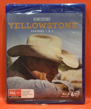 Load image into Gallery viewer, YELLOWSTONE - SEASON 1 &amp; 2 - BLU RAY (NEW/ SEALED)
