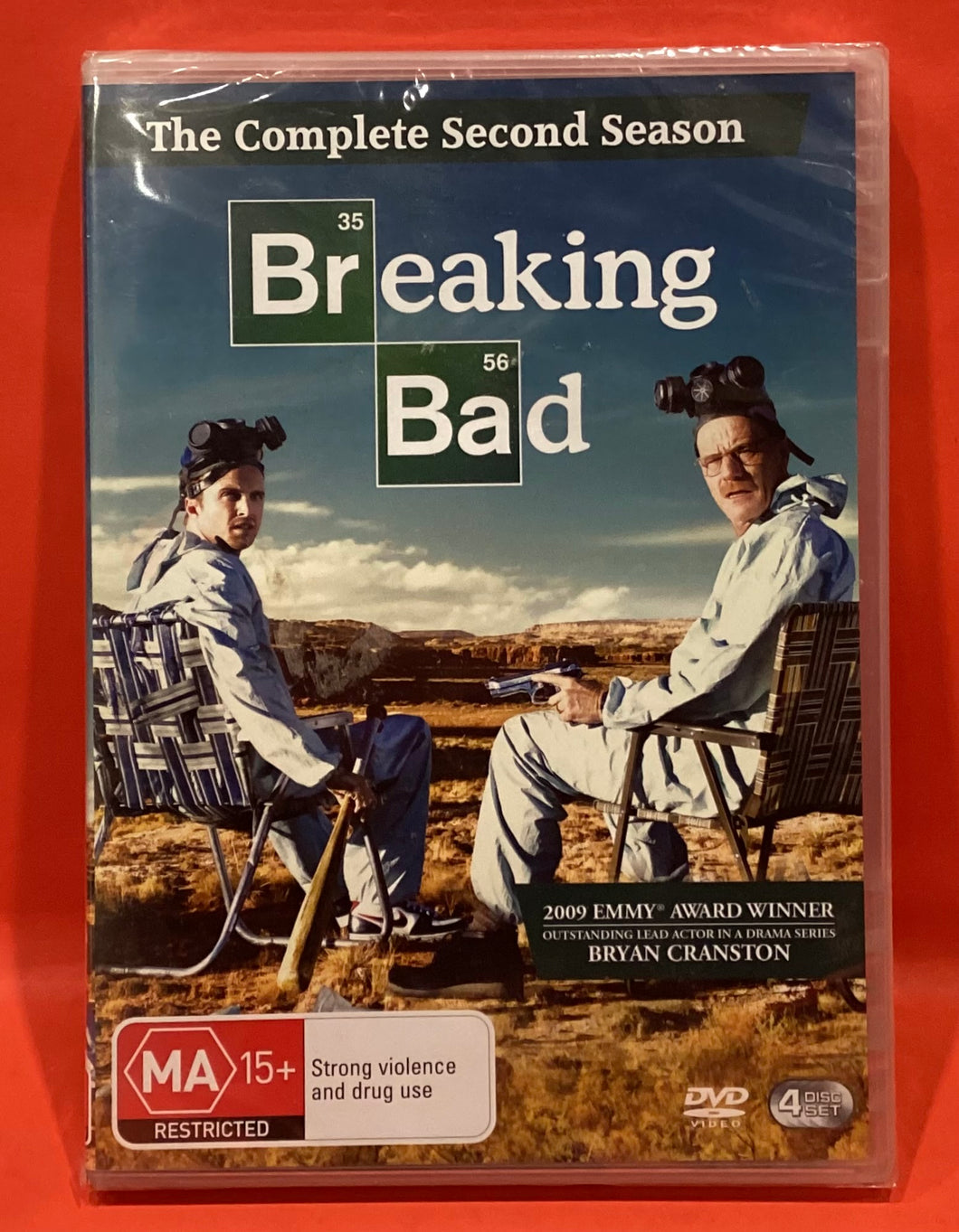 BREAKING BAD - SEASON TWO - DVD (NEW / SEALED)