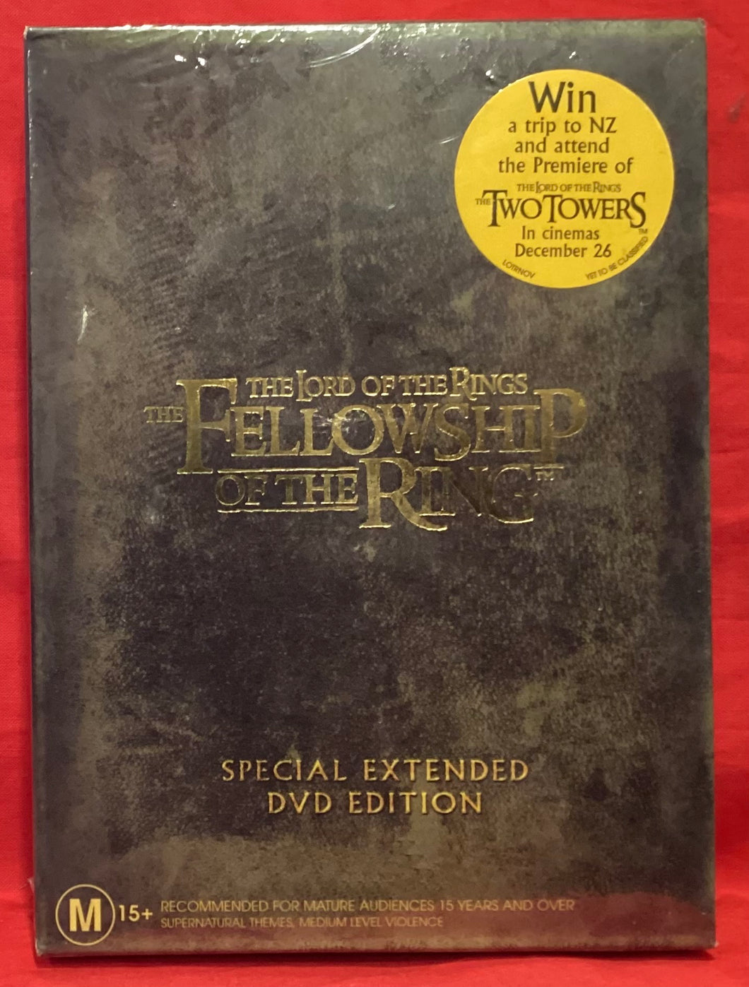 LORD OF THE RINGS - FELLOWSHIP OF THE RING - SPECIAL EXTENDED DVD EDITION (NEW/ SEALED)