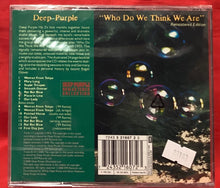 Load image into Gallery viewer, DEEP PURPLE  - WHO DO WE THINK WE ARE - CD (NEW/ SEALED)
