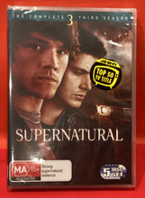 Load image into Gallery viewer, SUPERNATURAL - COMPLETE THIRD SEASON - DVD (NEW/ SEALED)
