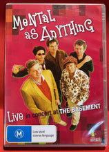 Load image into Gallery viewer, mental as anything live in concert at the basement dvd
