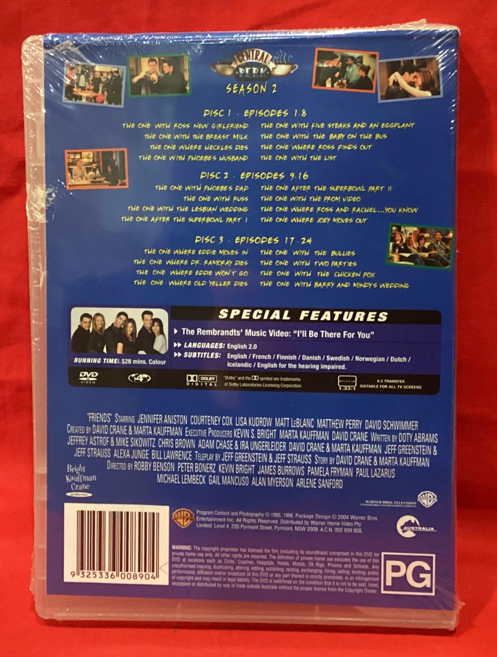 FRIENDS - SEASON 2 - DVD (NEW / SEALED) – Dixon Recycled Records