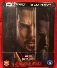 Load image into Gallery viewer, DOCTOR STRANGE IN THE MULTIVERSE OF MADNESS  -  4K ULTRA HD &amp; BLU-RAY  -  STEELBOOK (NEW/ SEALED)
