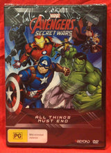 Load image into Gallery viewer, MARVEL - AVENGERS -SECRET WARS - ALL THINGS MUST END  - DVD (NEW/ SEALED)
