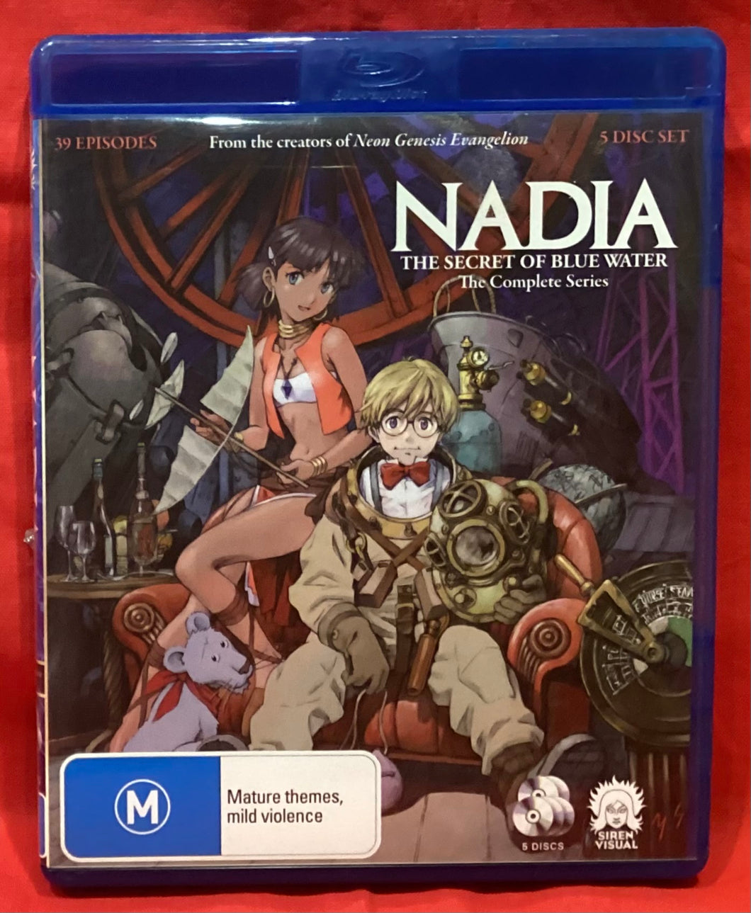 NADIA - THE SECRET OF BLUE WATER - COMPLETE SERIES - 5 DISC BLU-RAY