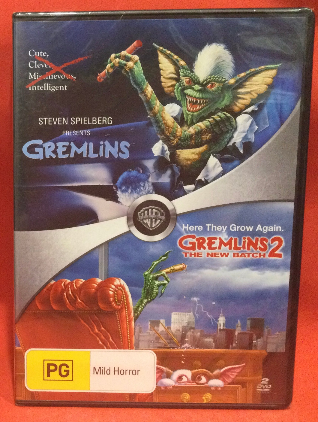 GREMLINS / GREMLINS 2 - DVD (NEW/ SEALED)