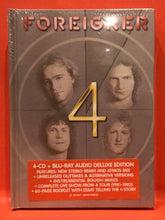 Load image into Gallery viewer, FOREIGNER - 4  - AUDIO DELUXE EDITION - 4 CD &amp; BLU-RAY (NEW/ SEALED)
