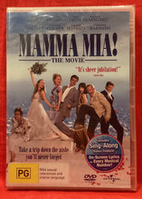 Load image into Gallery viewer, MAMMA MIA! THE MOVIE (WITH SING-ALONG FEATURE) - DVD (NEW/ SEALED)
