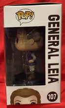 Load image into Gallery viewer, FUNKO POP!  - GENERAL LEIA - STAR WARS #107  - NEW IN BOX
